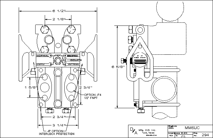 MM6UC Outline Drawing